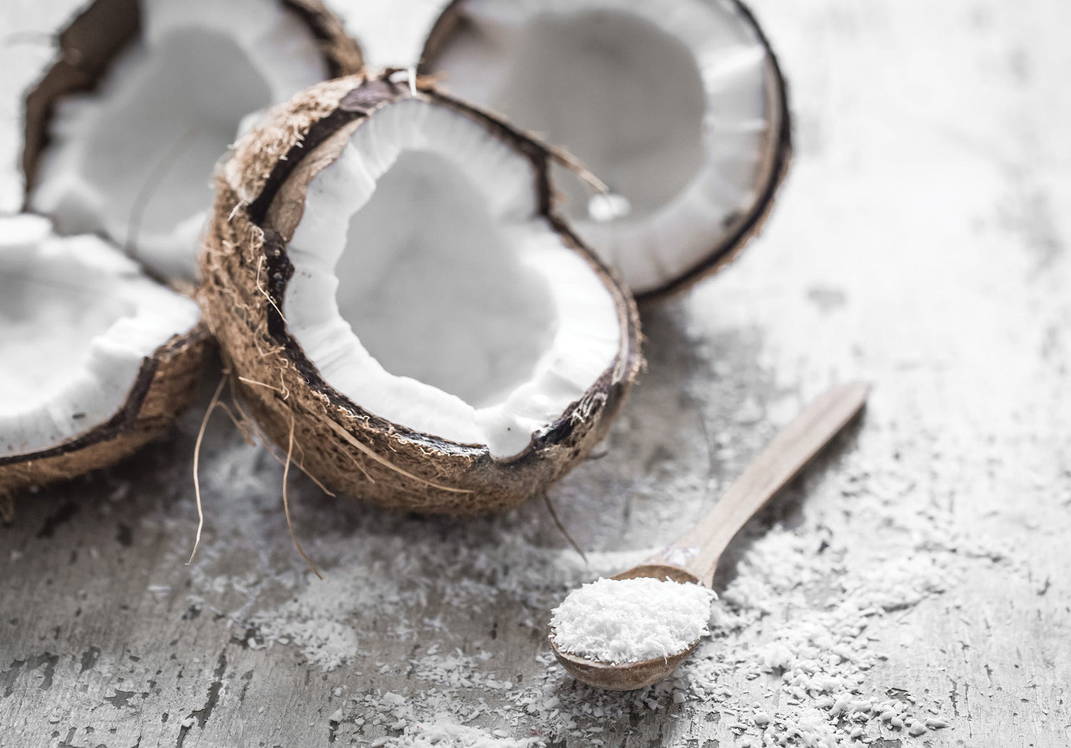 Products from desiccated coconut